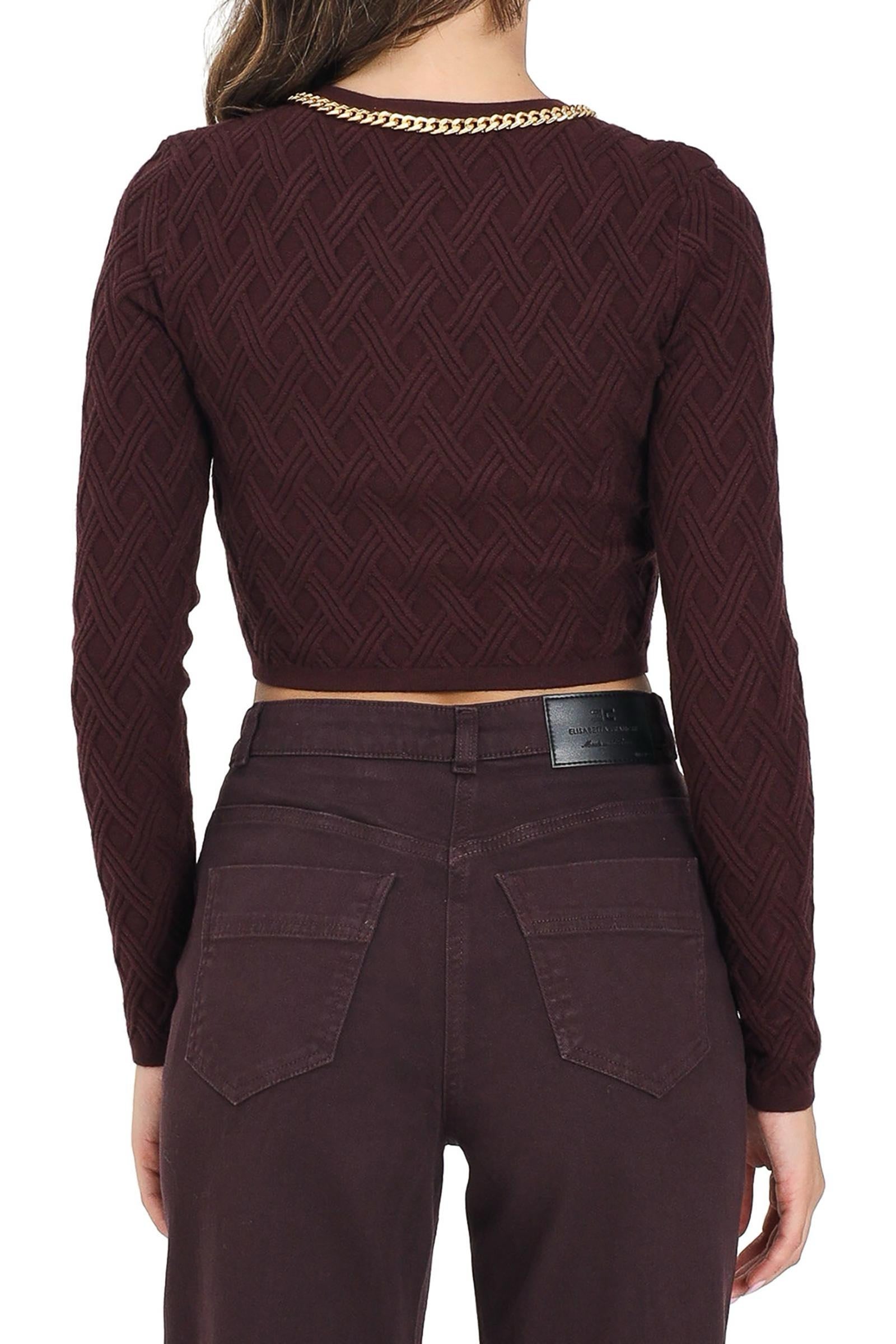 ELISABETTA FRANCHI - KNITWEAR AND SWEATSHIRTS