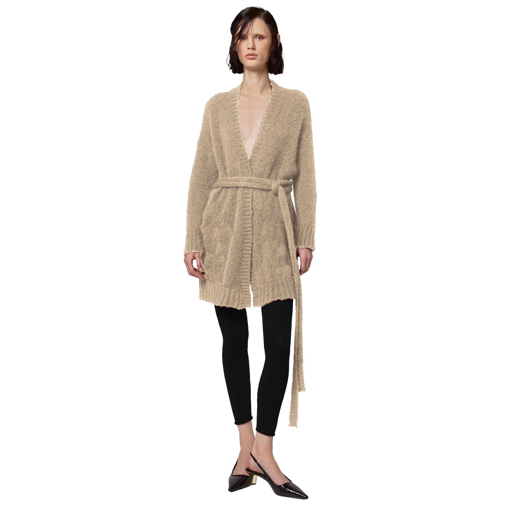 Alpha Studio CARDIGAN CON CINTURA