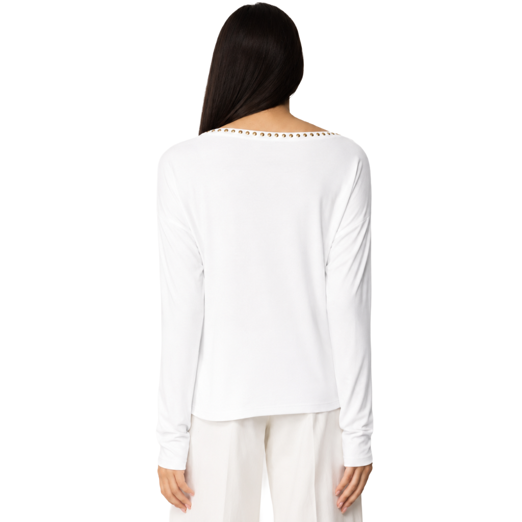 Patrizia Pepe T-SHIRT A MANICHE LUNGHE