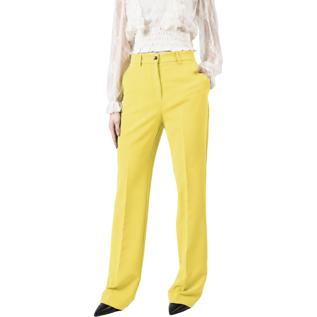 Pinko PANTALONI LAURANCE GIALLI