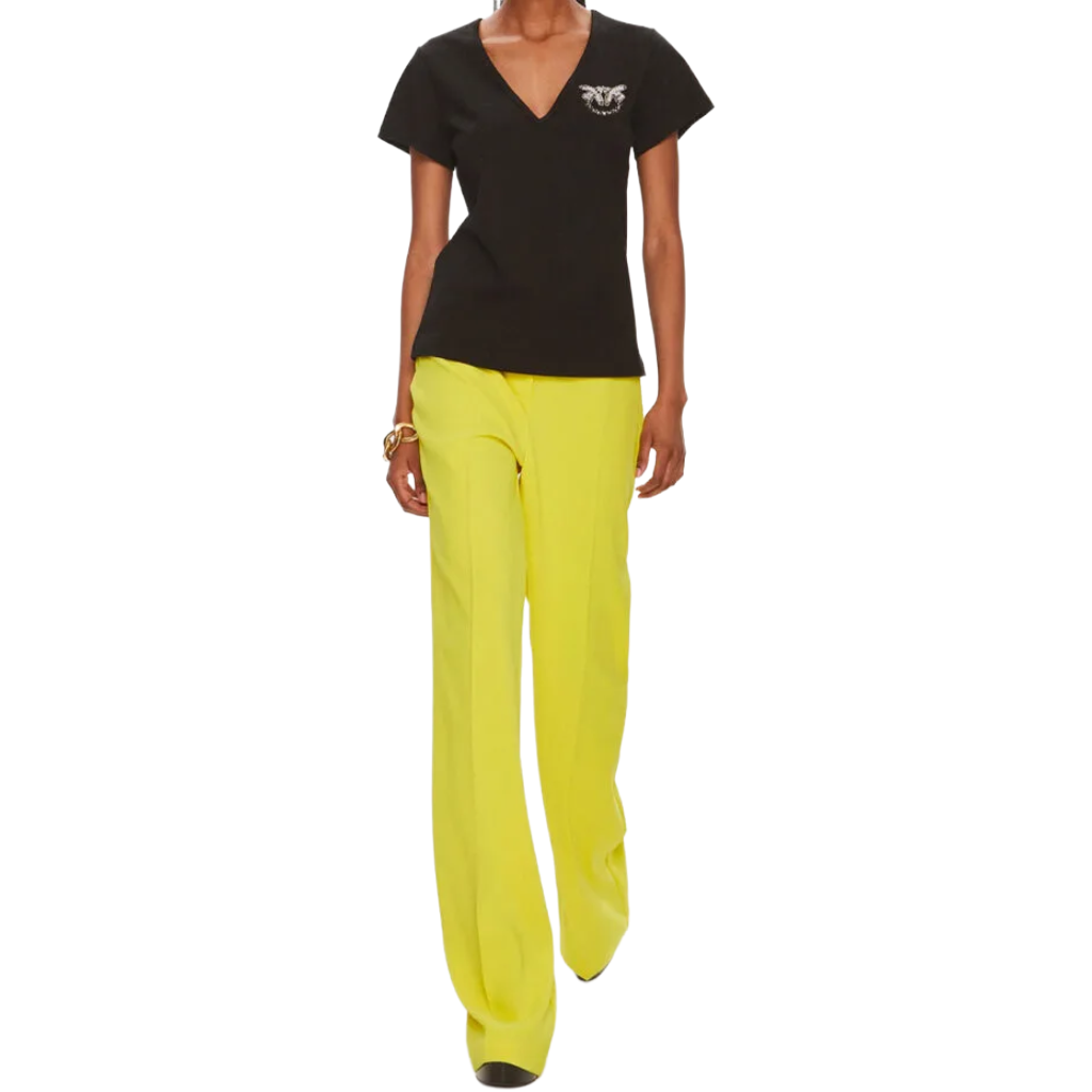 Pinko PANTALONI HULKA GIALLI