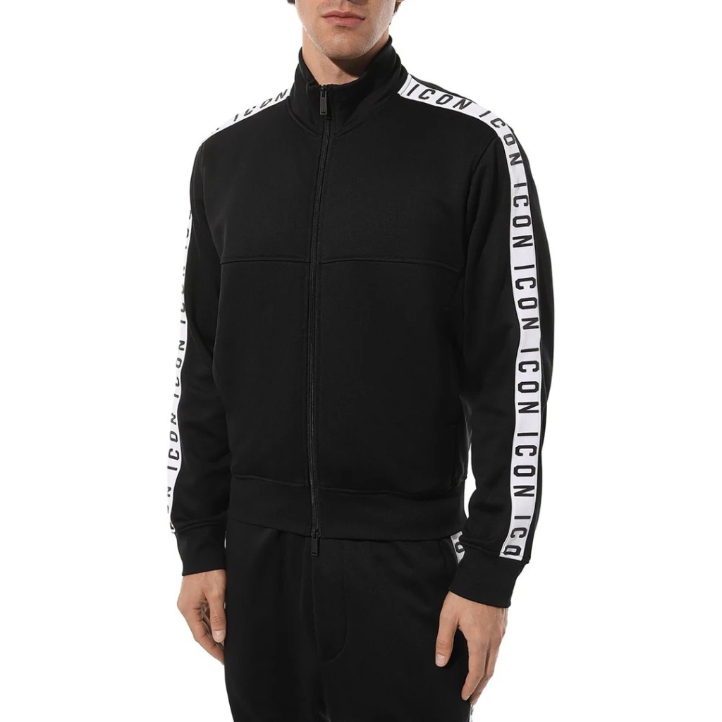 Dsquared2 FELPA CON BANDE LOGATE