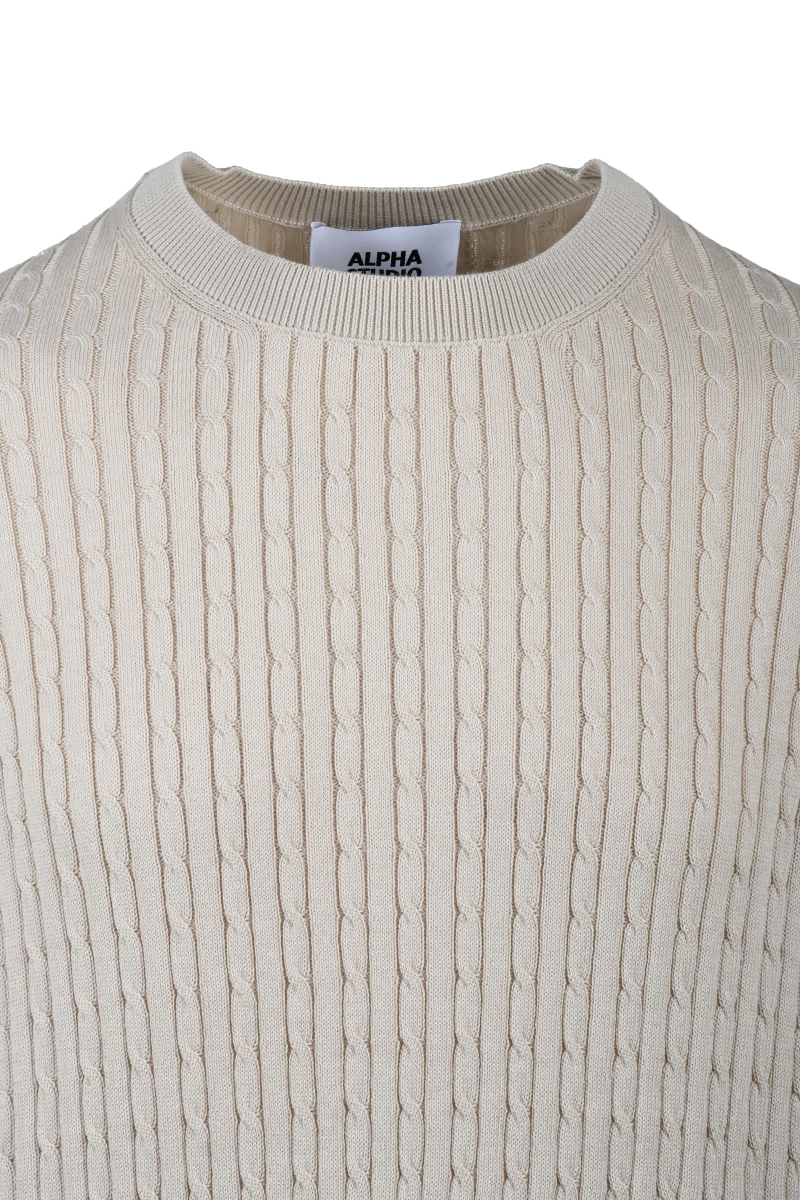 ALPHA STUDIO - KNITWEAR AND SWEATSHIRTS