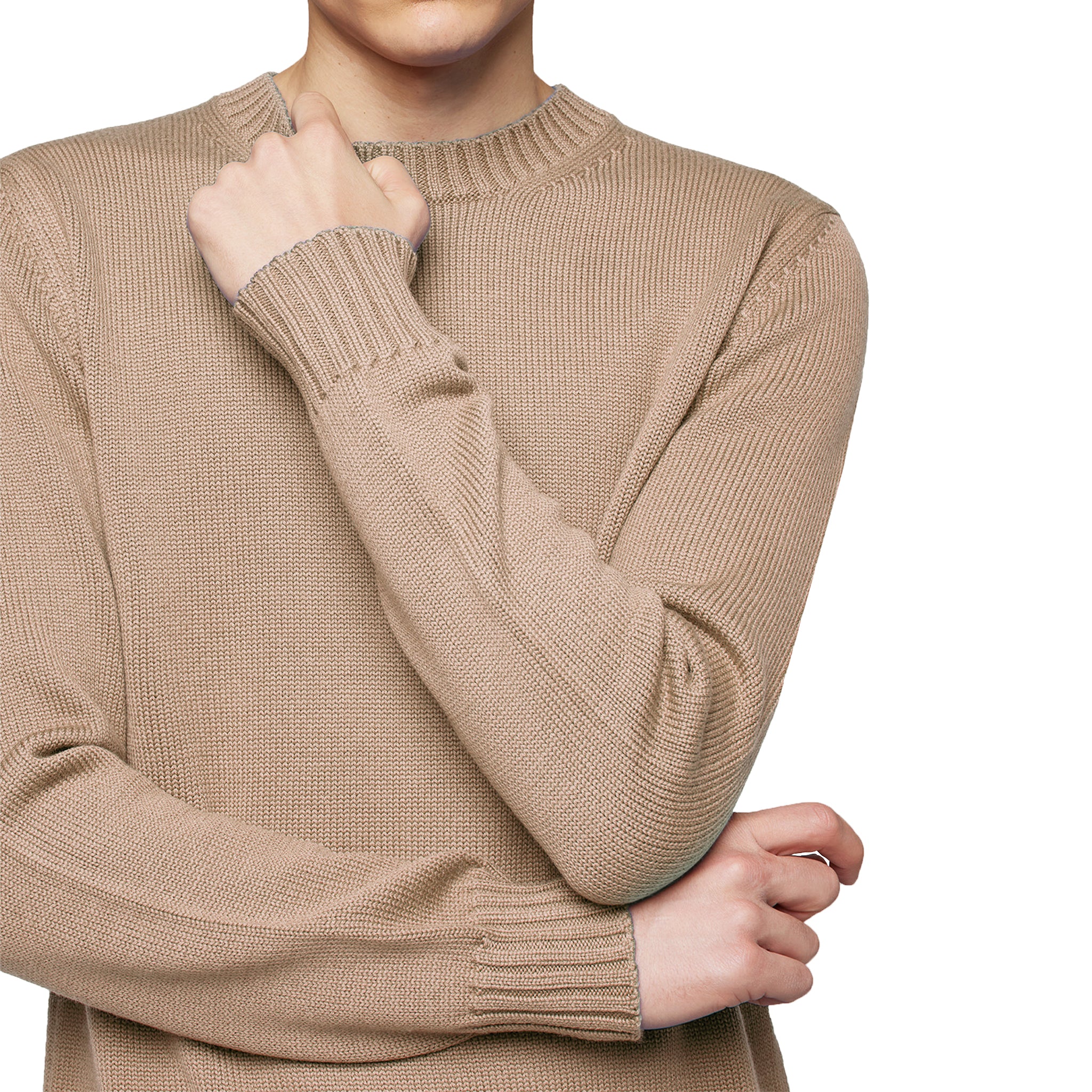 Alpha Studio CREWNECK LONGSLEEVE CASHMERE