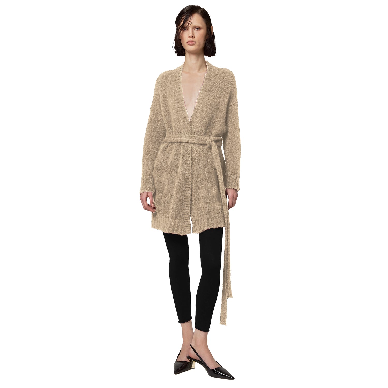 Alpha Studio CARDIGAN CON CINTURA