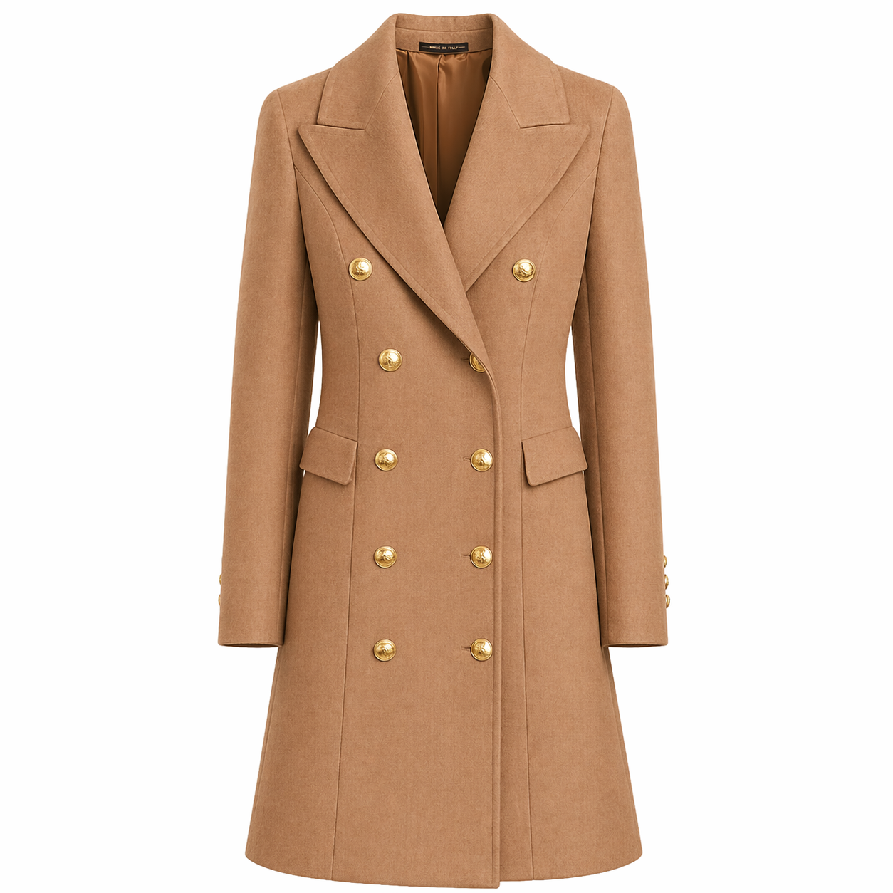 Loro Piana Fabric CAPPOTTO CAPOLAVORO CAMMELLO