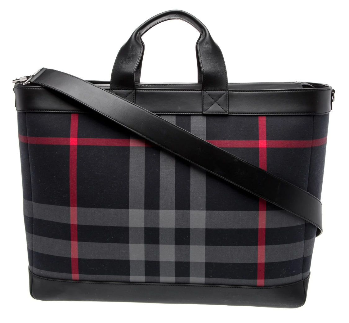 Burberry ORMOND TOTE BAG NAVY