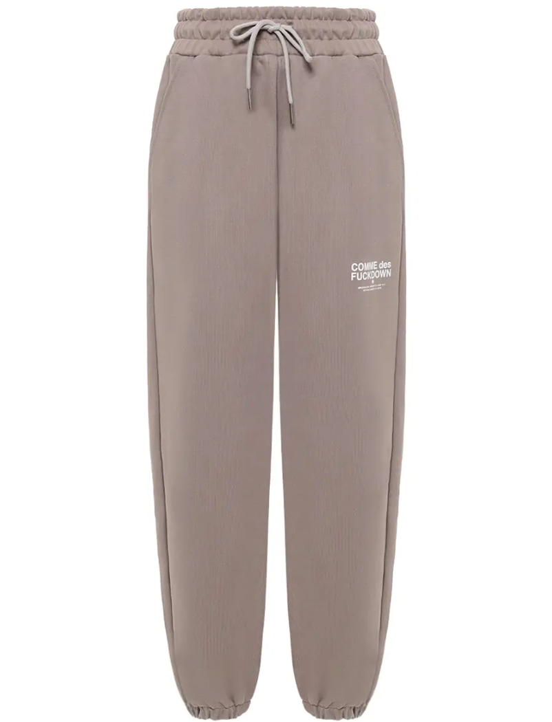 Comme Des Fuckdown PANTALONI FELPA STAMPA LOGO