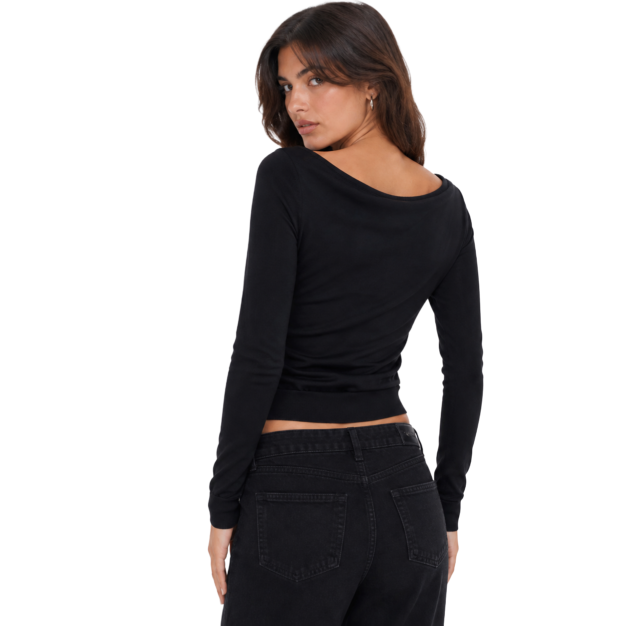 Dolce &amp; Gabbana MAGLIA CROPPED A MANICHE LUNGHE