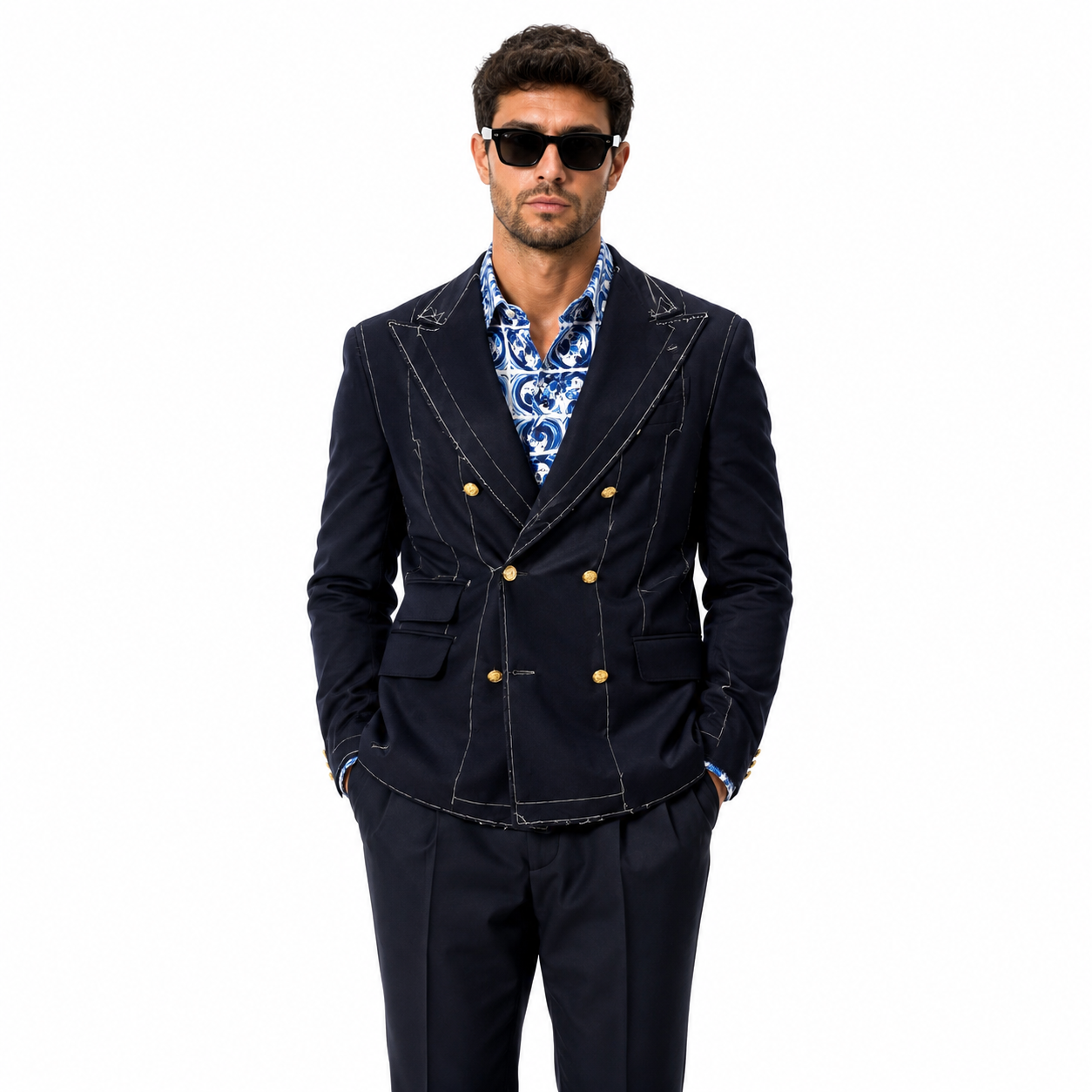 Dolce &amp; Gabbana GIACCA DOPPIOPETTO CON IMPUTURE