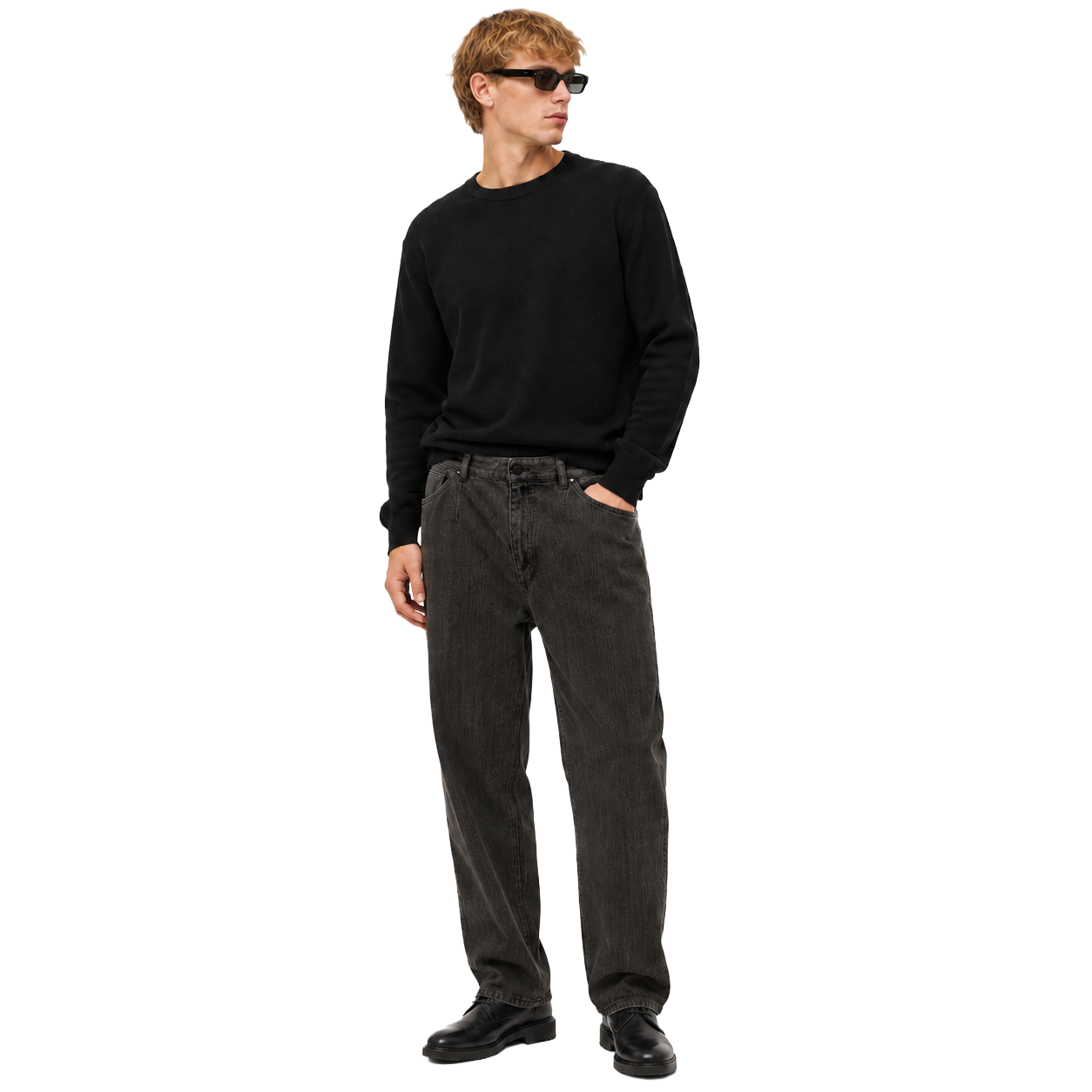 Dolce &amp; Gabbana PANTALONE IN DENIM NERO
