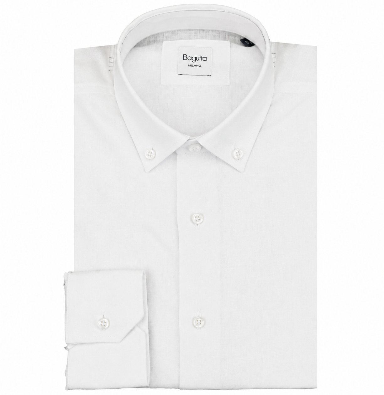 Bagutta CAMICIA BUTTON DOWN BIANCO