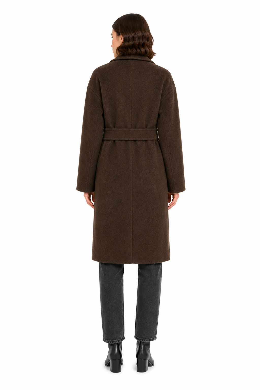 Bagutta CAPPOTTO LUNGO LANA CON CINTURA