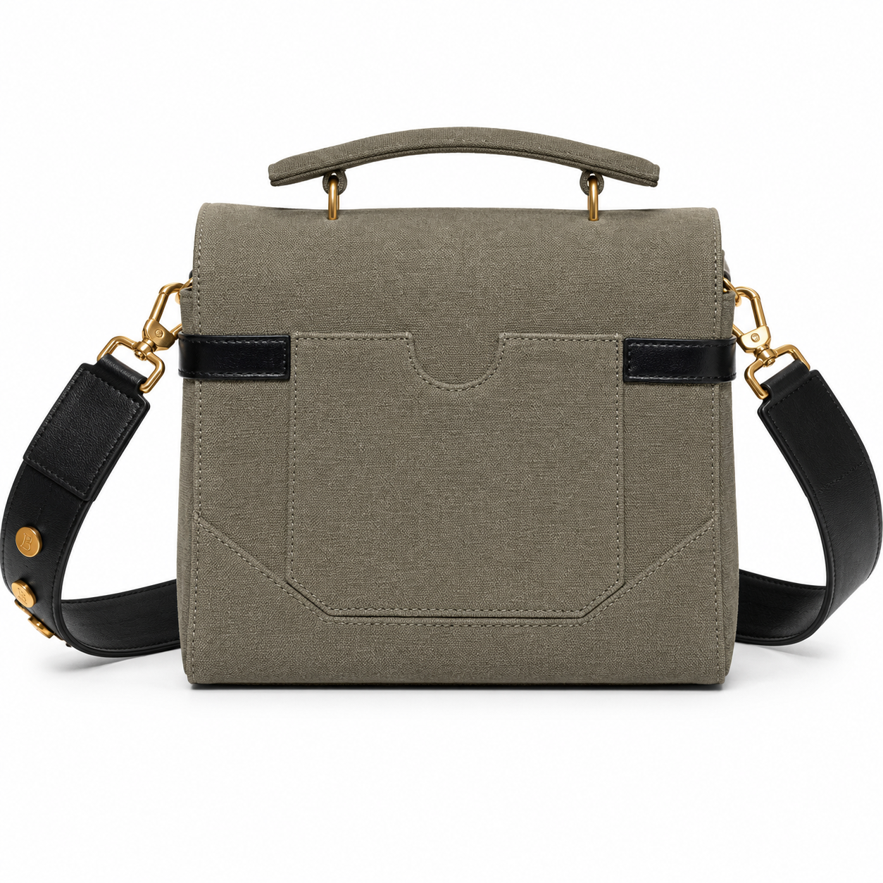 Balmain B-BUZZ HANDLE BAG VERDE