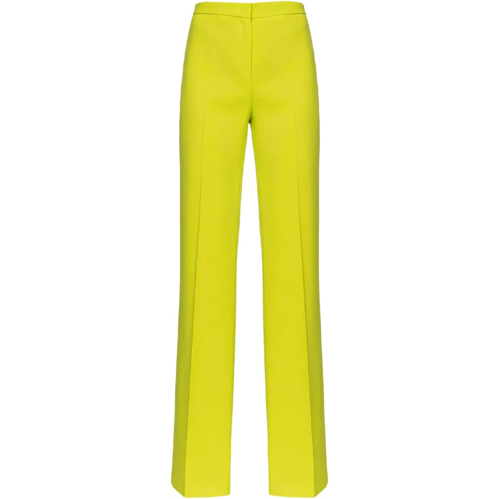 Pinko PANTALONI HULKA GIALLI