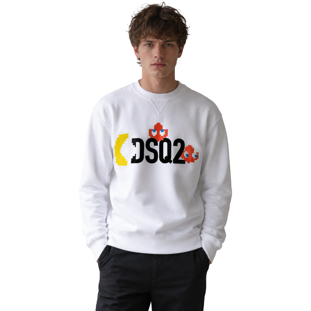 Dsquared2 FELPA GIROCOLLO PAC-MAN