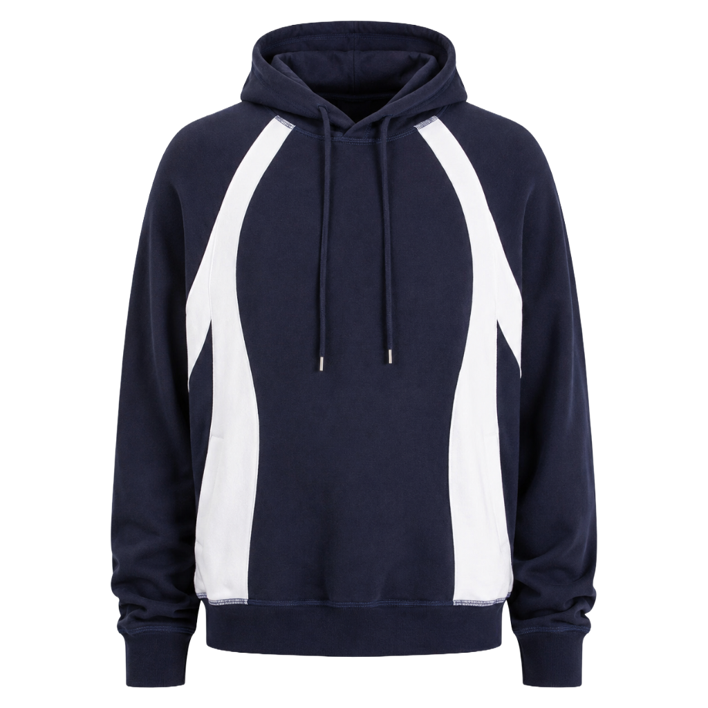Dsquared2 FELPA BLU CON CAPPUCCIO