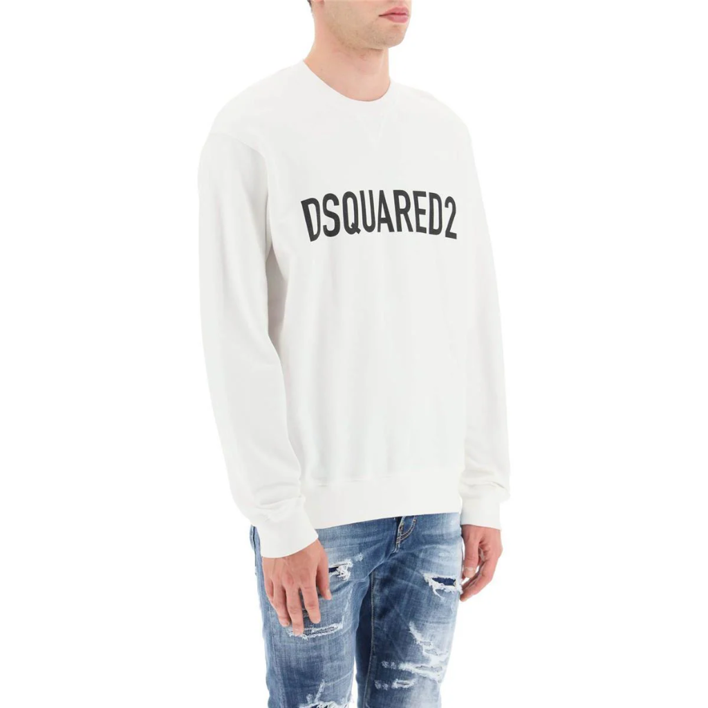 Dsquared2 FELPA GIROCOLLO STAMPA LOGO
