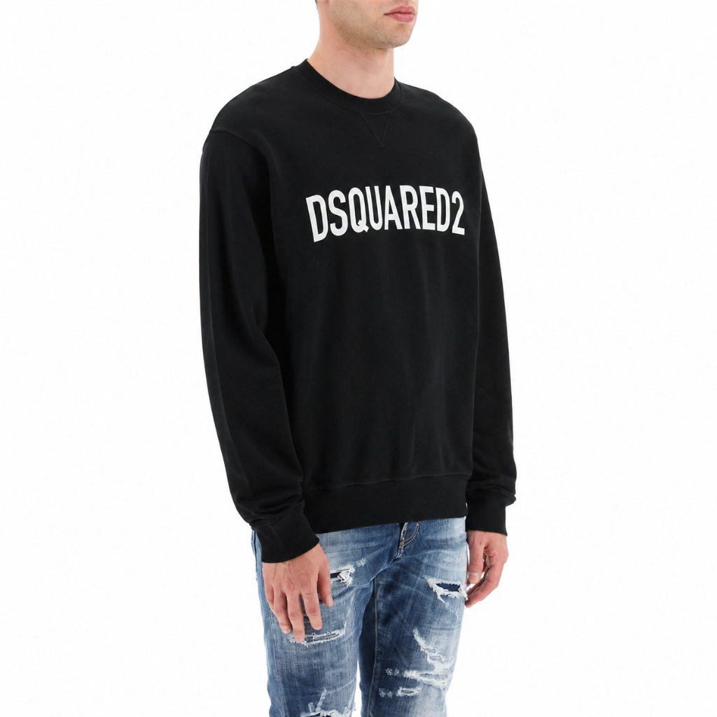 Dsquared2 FELPA GIROCOLLO STAMPA LOGO