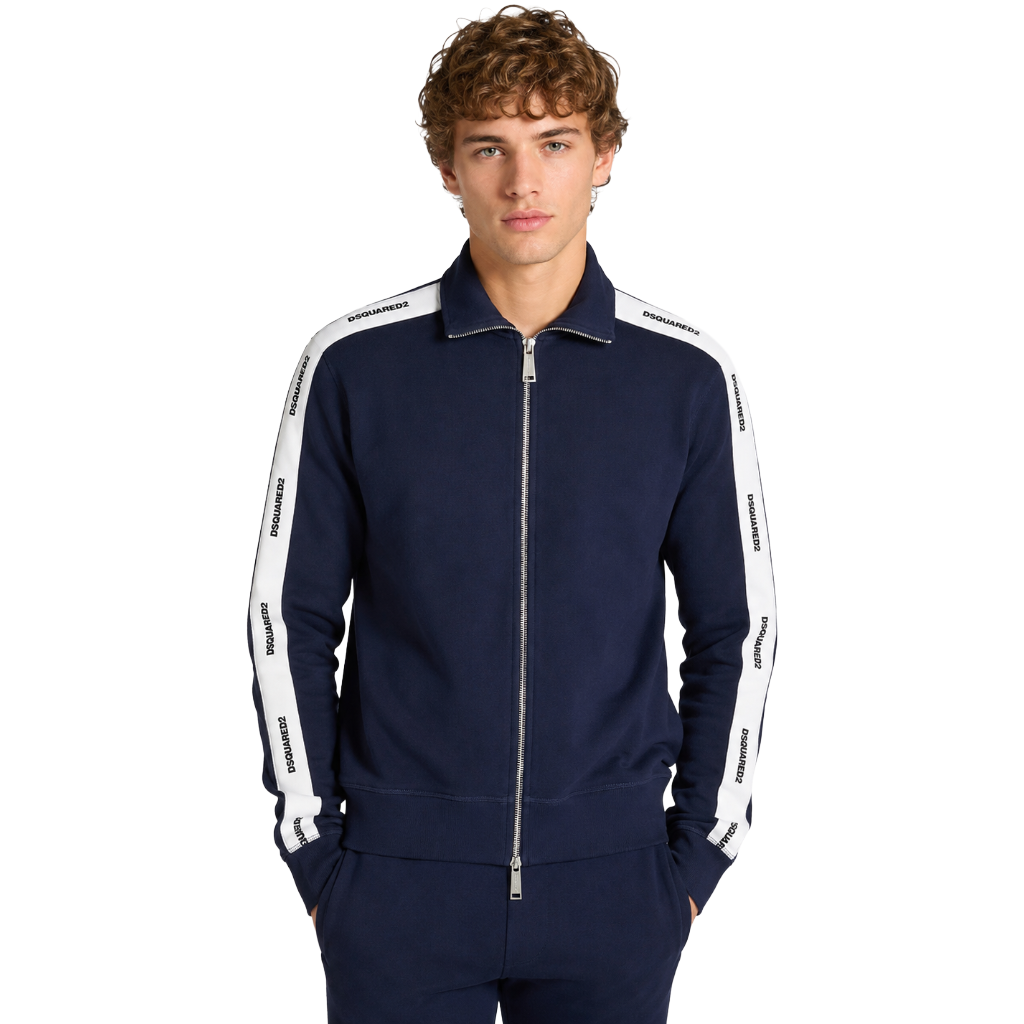 Dsquared2 FELPA COTONE BANDE LOGATE