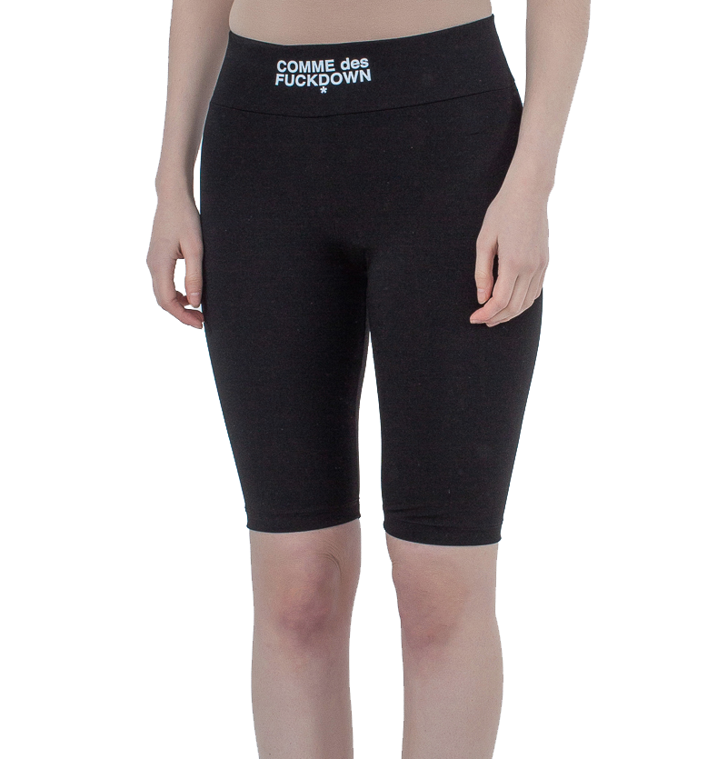 Comme Des Fuckdown LEGGINGS IN COTONE NERO